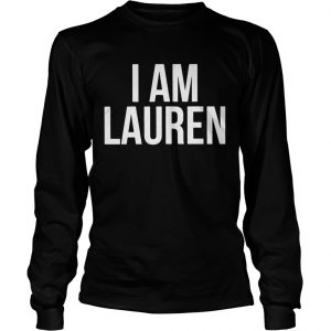 Official I am lauren longsleeve tee