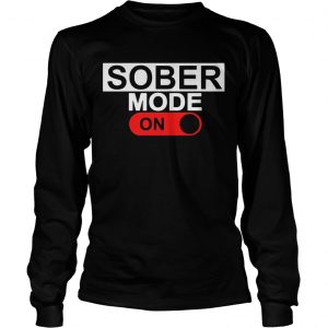 Official Sober mode on longsleeve tee