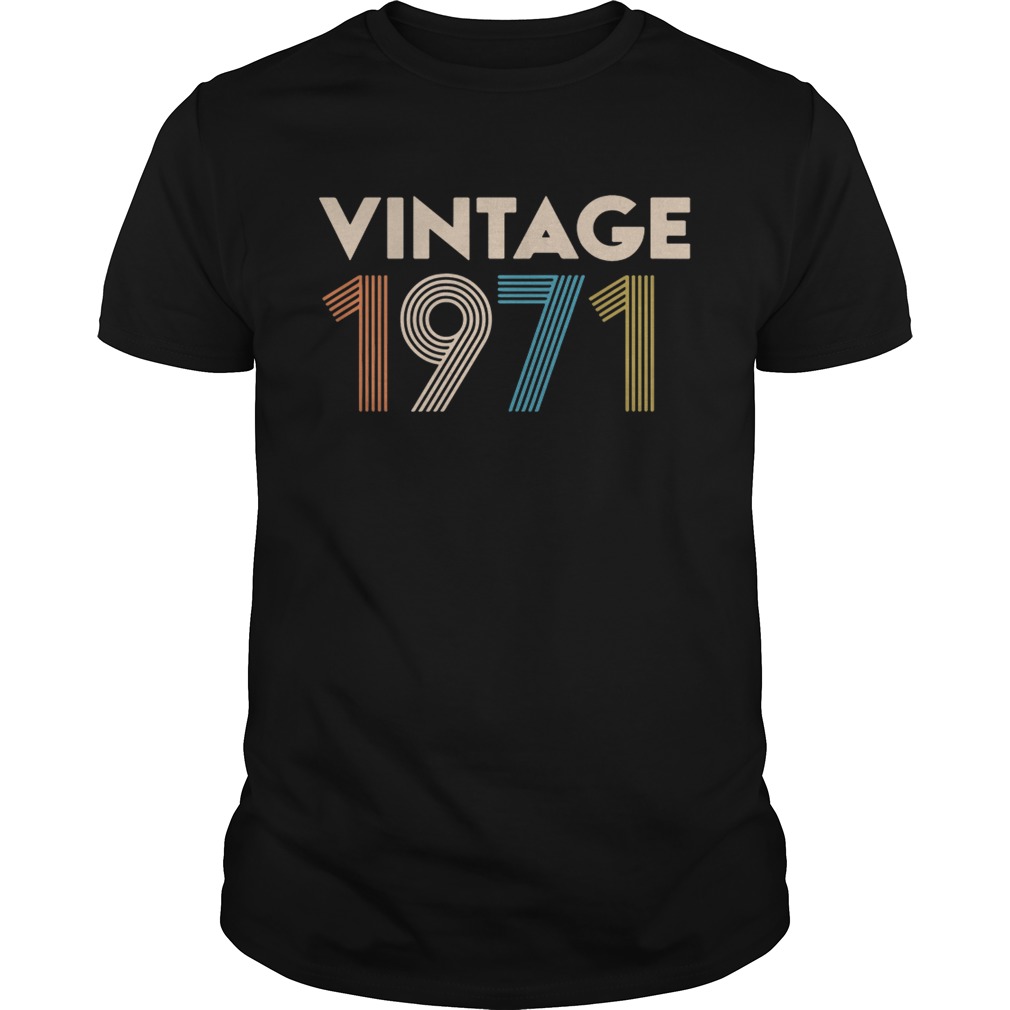 Official vintage 1971 shirts