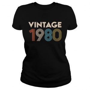 Official vintage 1980 ladies tee