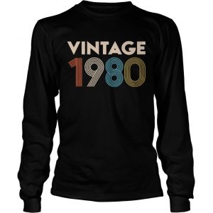 Official vintage 1980 longsleeve tee