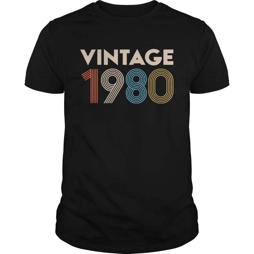 Official vintage 1980 shirts