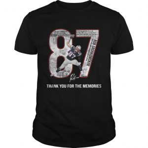 Rob Gronkowski 2010 2018 thank you for the memories unisex