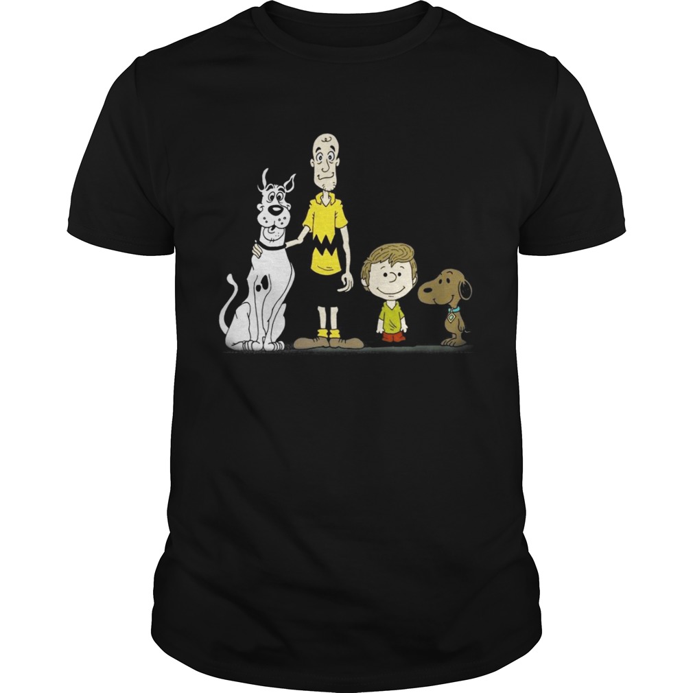 Snoopy Scooby-Doo and Charlie Brown Shaggy Rogers shirts