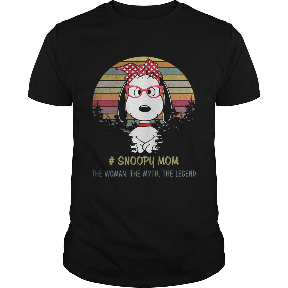 Snoopy mom the woman the myth the legend vintage shirts