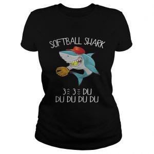 Softball shark du du du du du ladies tee