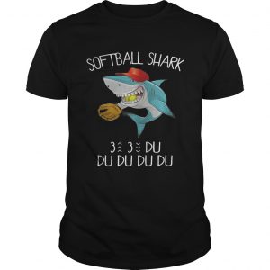 Softball shark du du du du du unisex