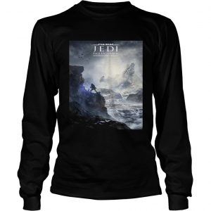 Star Wars Jedi Fallen Order Logo Teaser Poster Gift longsleeve tee