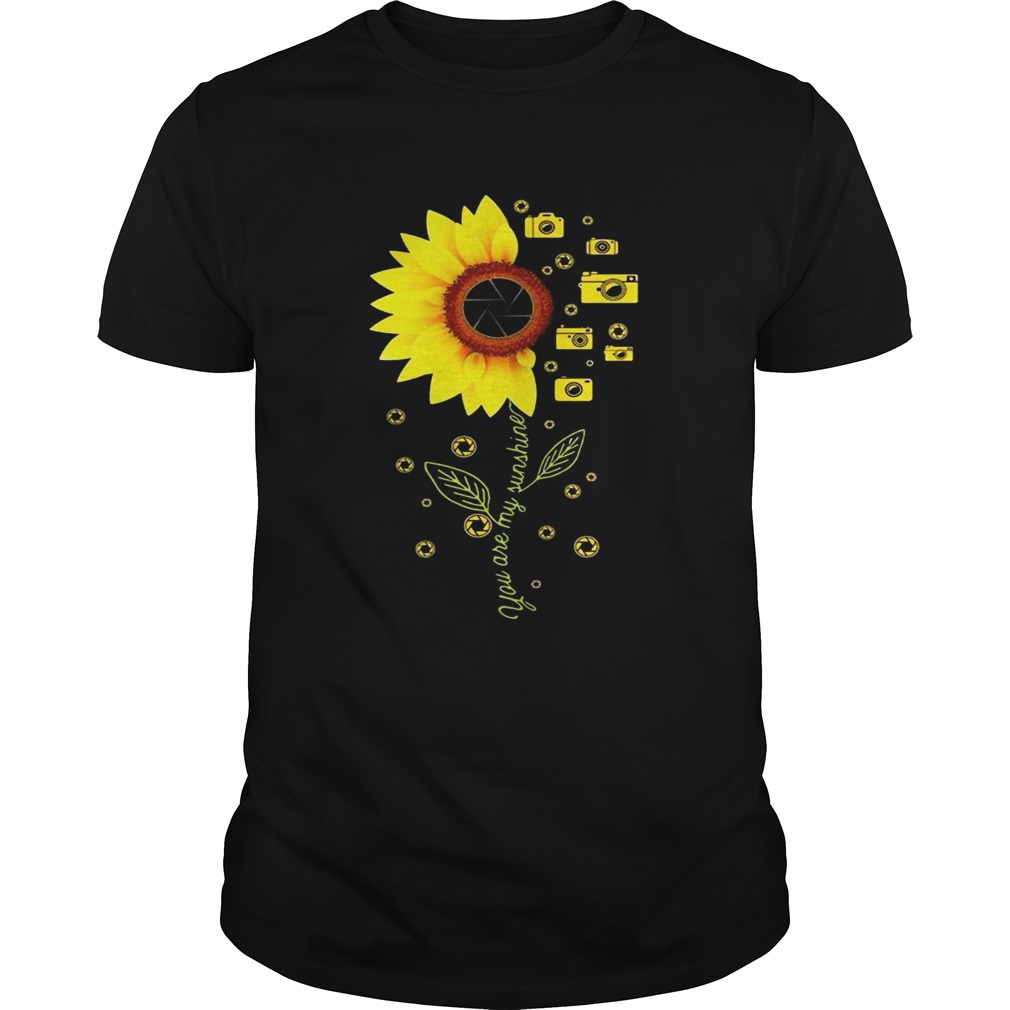 Sunflower Camera you are my sunshine shirts