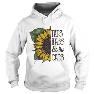 Sunflower tats naps and cats hoodie