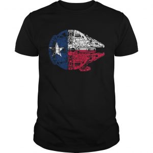 Texas Flag and The Millennium Falcon Star Wars unisex