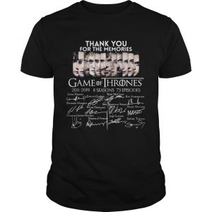 Thank you for the memories Game Of Thrones unisex