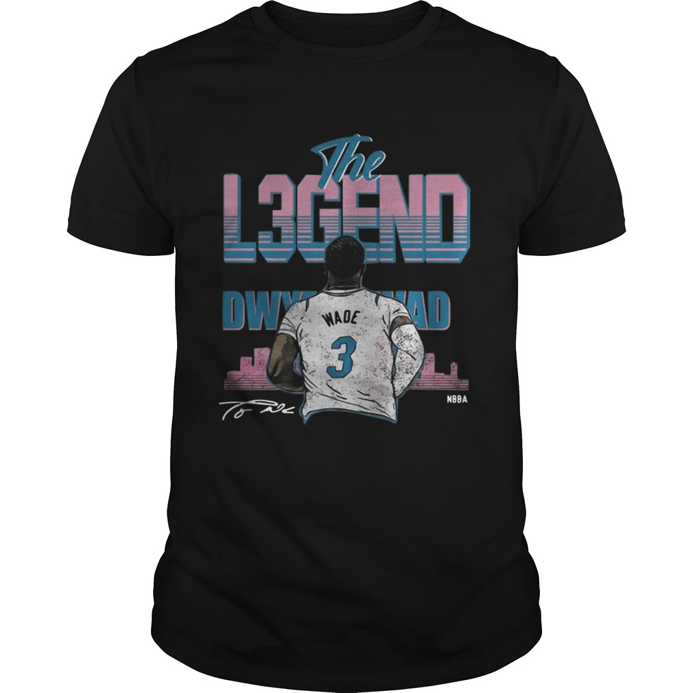 The Legend Dwyane Wade 3 shirts