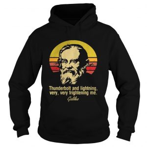 Thunderbolt Lightning Very Frightening Me Galileo sunset hoodie