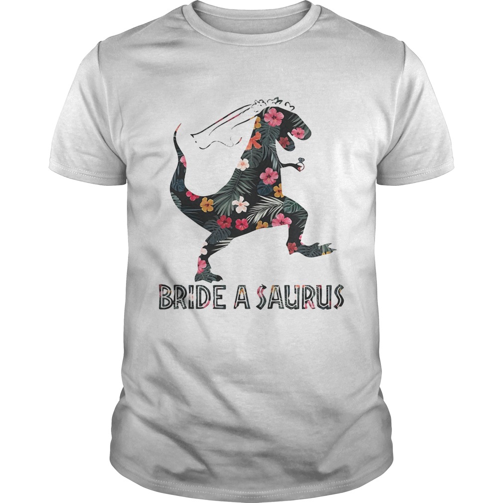 T-rex bride a saurus shirts