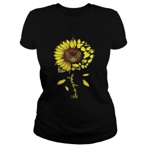 US Air Force sunflower you are my sunshine ladies tee