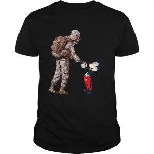 Veteran shaking hand Disney Mickey Mouse unisex