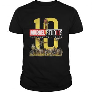 10 Marvel studios the first ten Years unisex