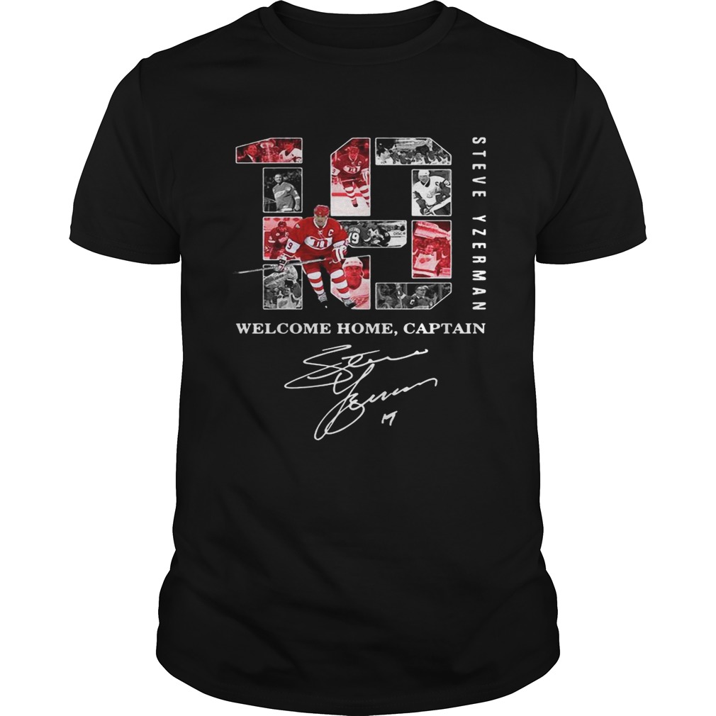 18 steve yzerman welcome home captain shirts