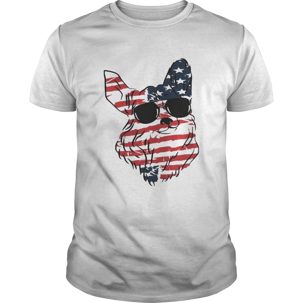 4th Of July Corgi American Flag Shirts