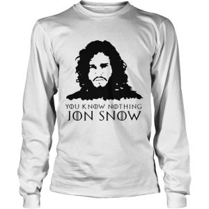 Aegon Targaryen you know nothing Jon Snow Game of Thrones longsleeve tee