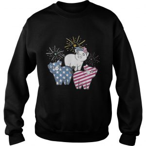 American Flag Pigs For Independence Day Funny sweatshirt