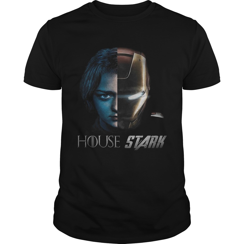 Arya Stark GOT Iron Man House Stark shirts