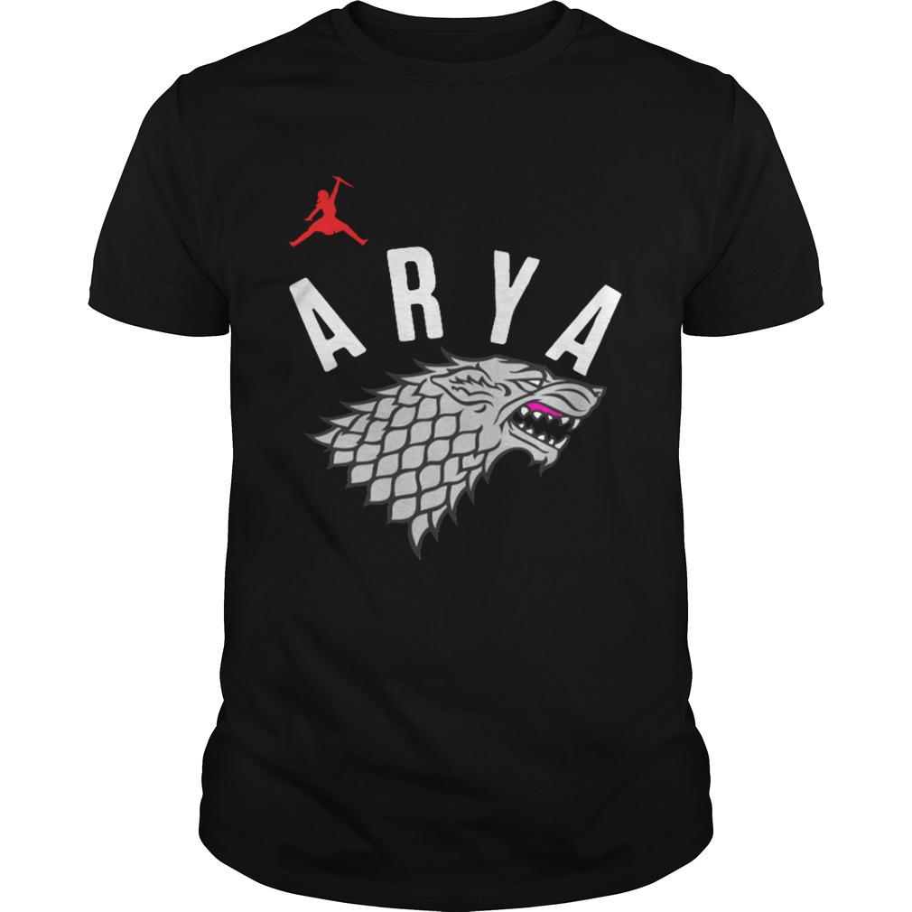 Arya Stark Game of Thrones Silver Foil Shirts