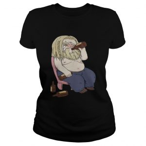 Avenger Endgame Thor fat drinking ladies tee