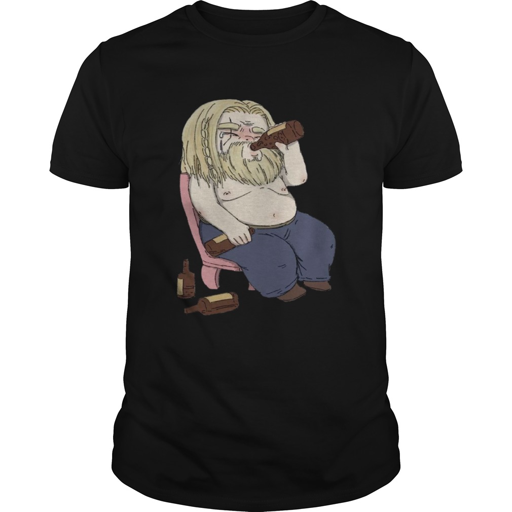 Avenger Endgame Thor fat drinking shirts