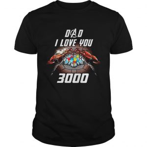 Avengers Dad i love you 3000 Iron Man Autism Awareness unisex