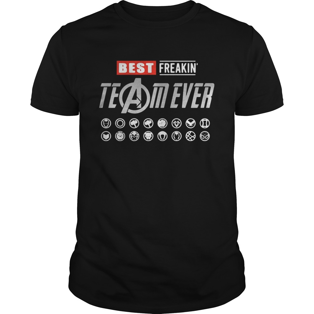 Avengers Endgame Best freakin’ team ever shirts