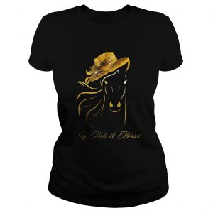 Big hats and horses ladies tee