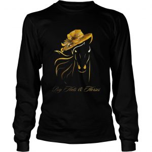 Big hats and horses longsleeve tee