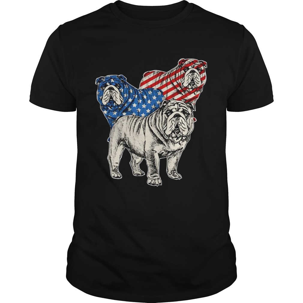 Bulldog Flag T-shirts