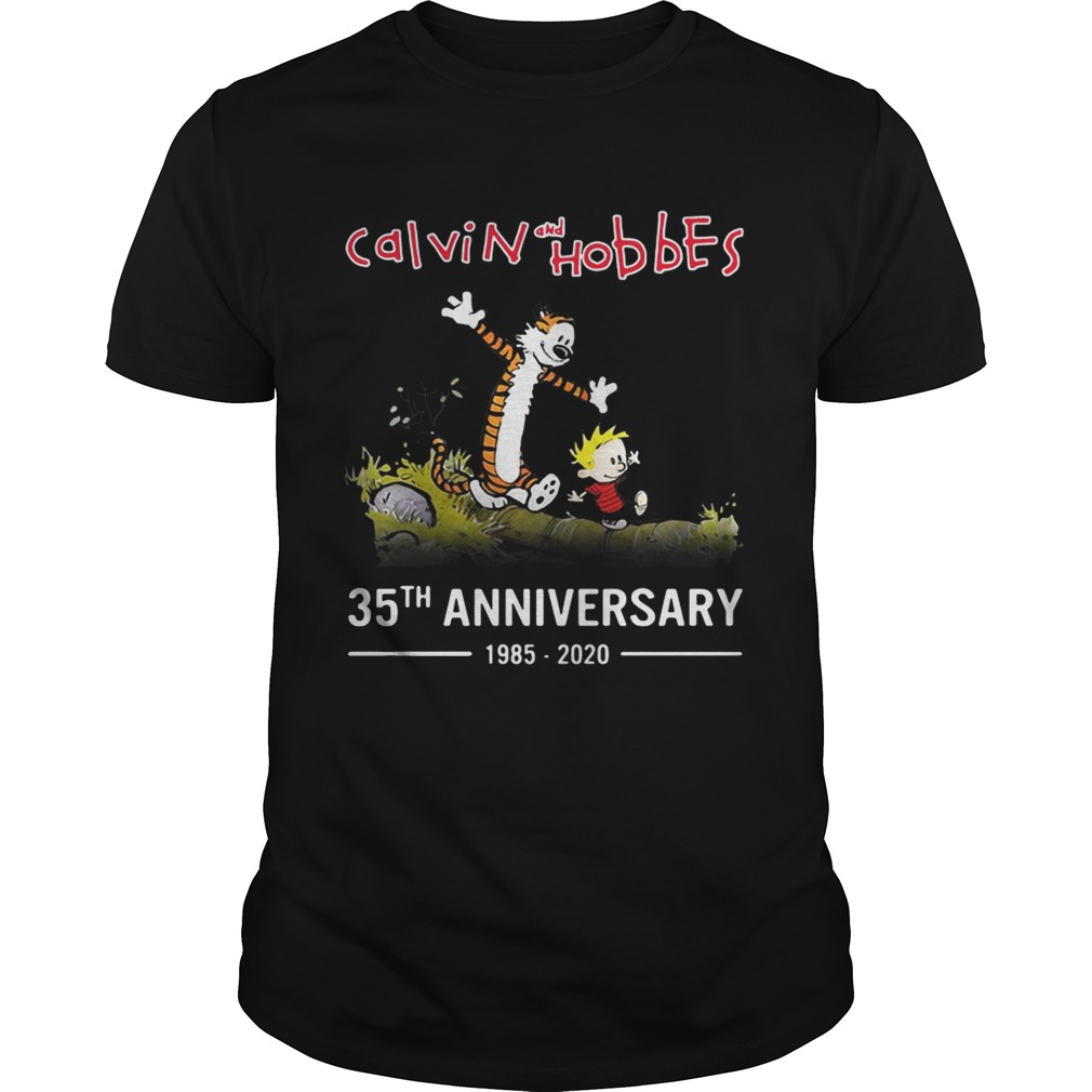 Calvin and Hobbes 35th anniversary 1985 – 2020 shirts