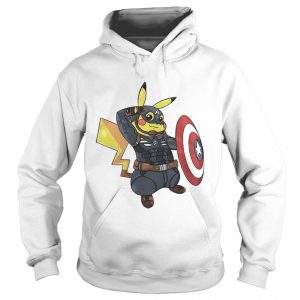 Captain America Pikachu Marvel Avenger hoodie