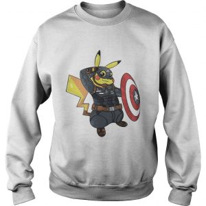 Captain America Pikachu Marvel Avenger sweatshirt