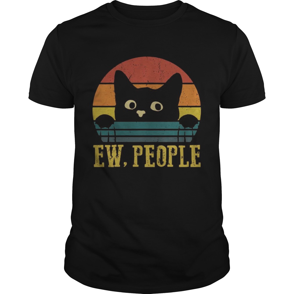 Cat ew people vintage sunset shirts