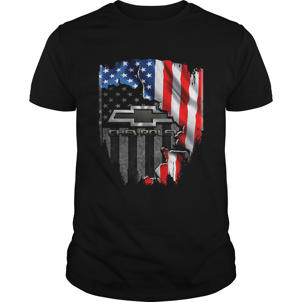 Chevrolet American Flag Inside shirts