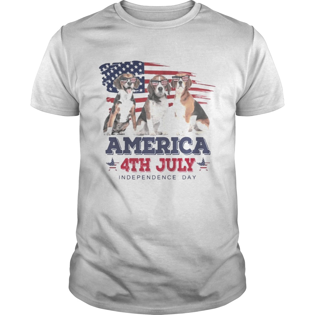 Cool Beagle America 4th July Independence Day T-shirts