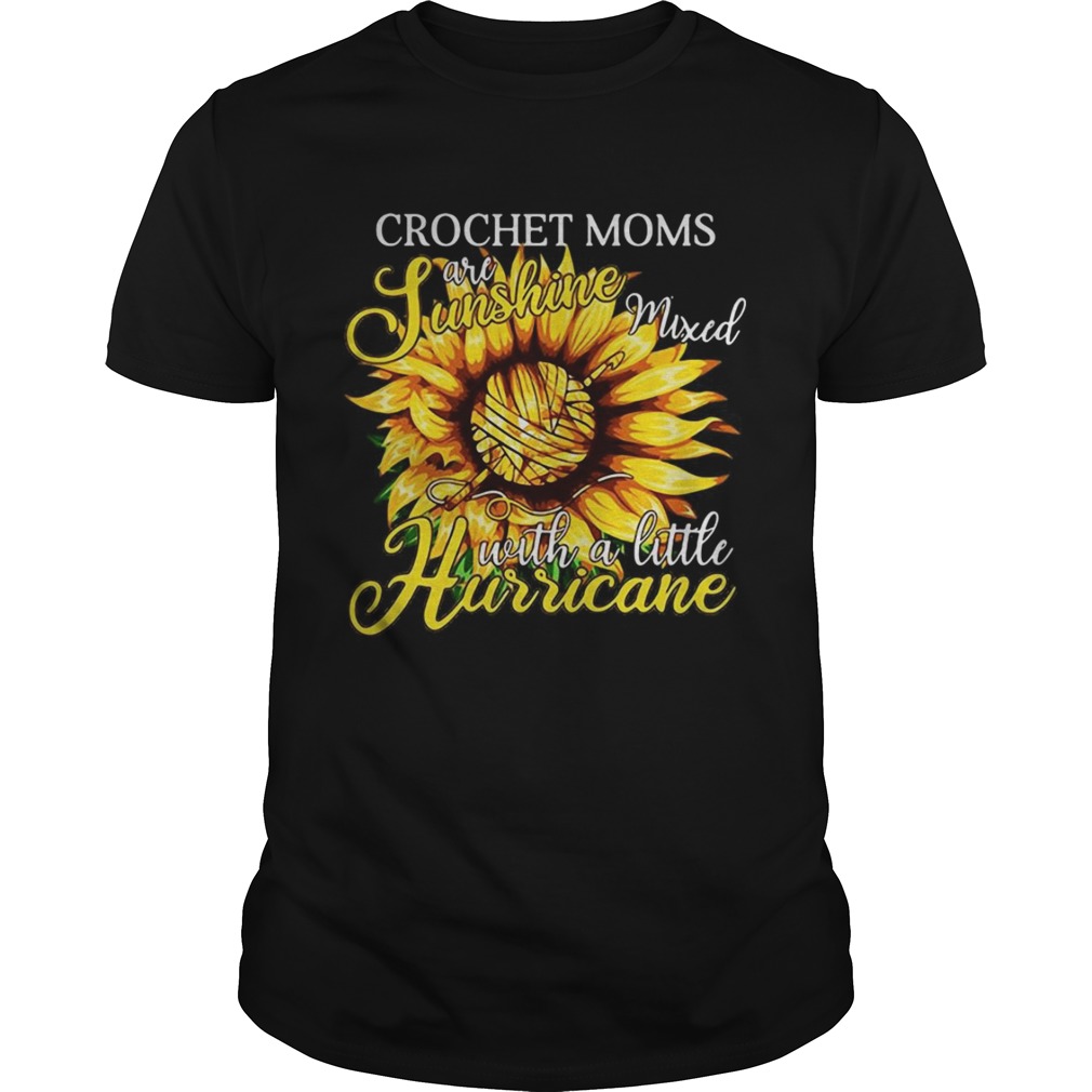 Crochet mons are sunshine mixed with a little hurricane shirts