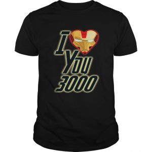 Dad and Daughter Iron Man I Love You 3000 three thousand unisex