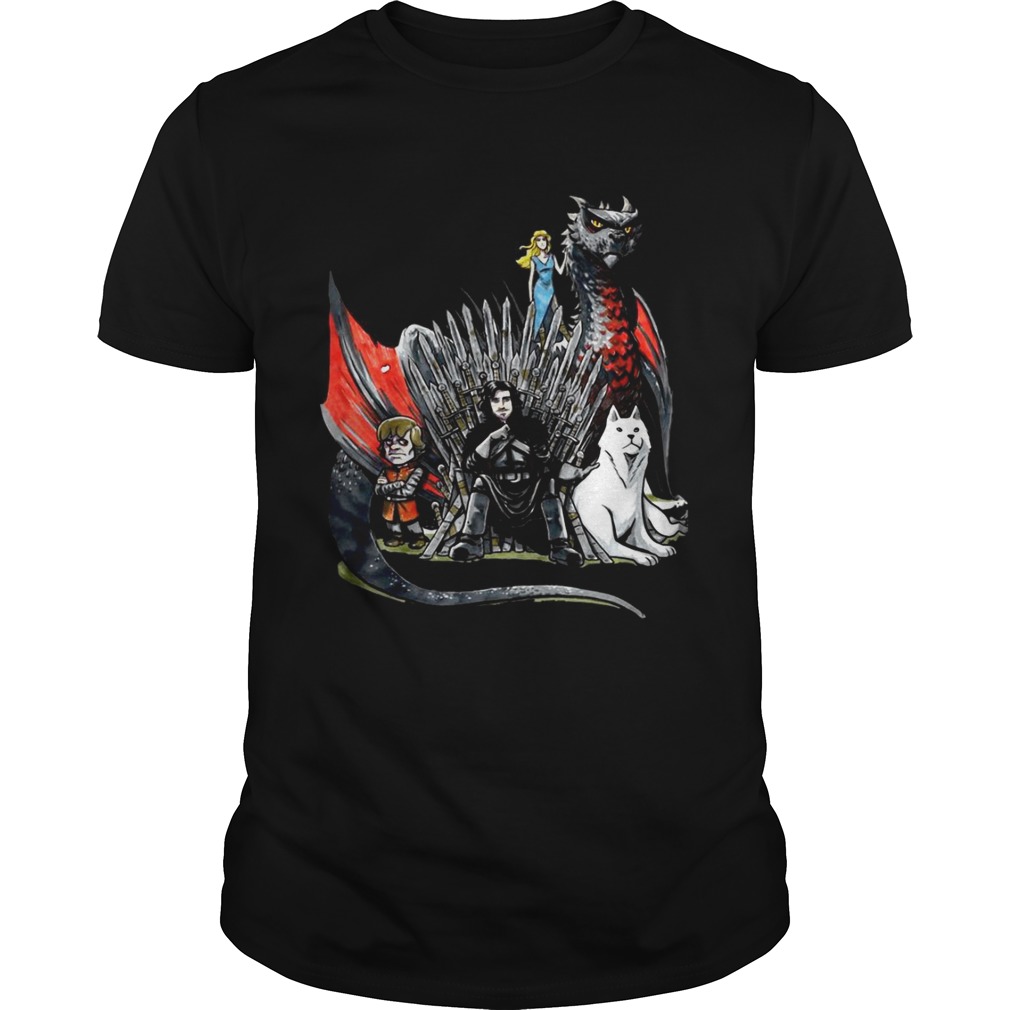 Daenerys Targaryen Jon Snow and Tyrion Lannister Game of Thrones tshirts