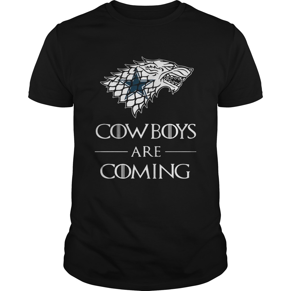 Dallas Cowboys are coming Game of Thrones shirts