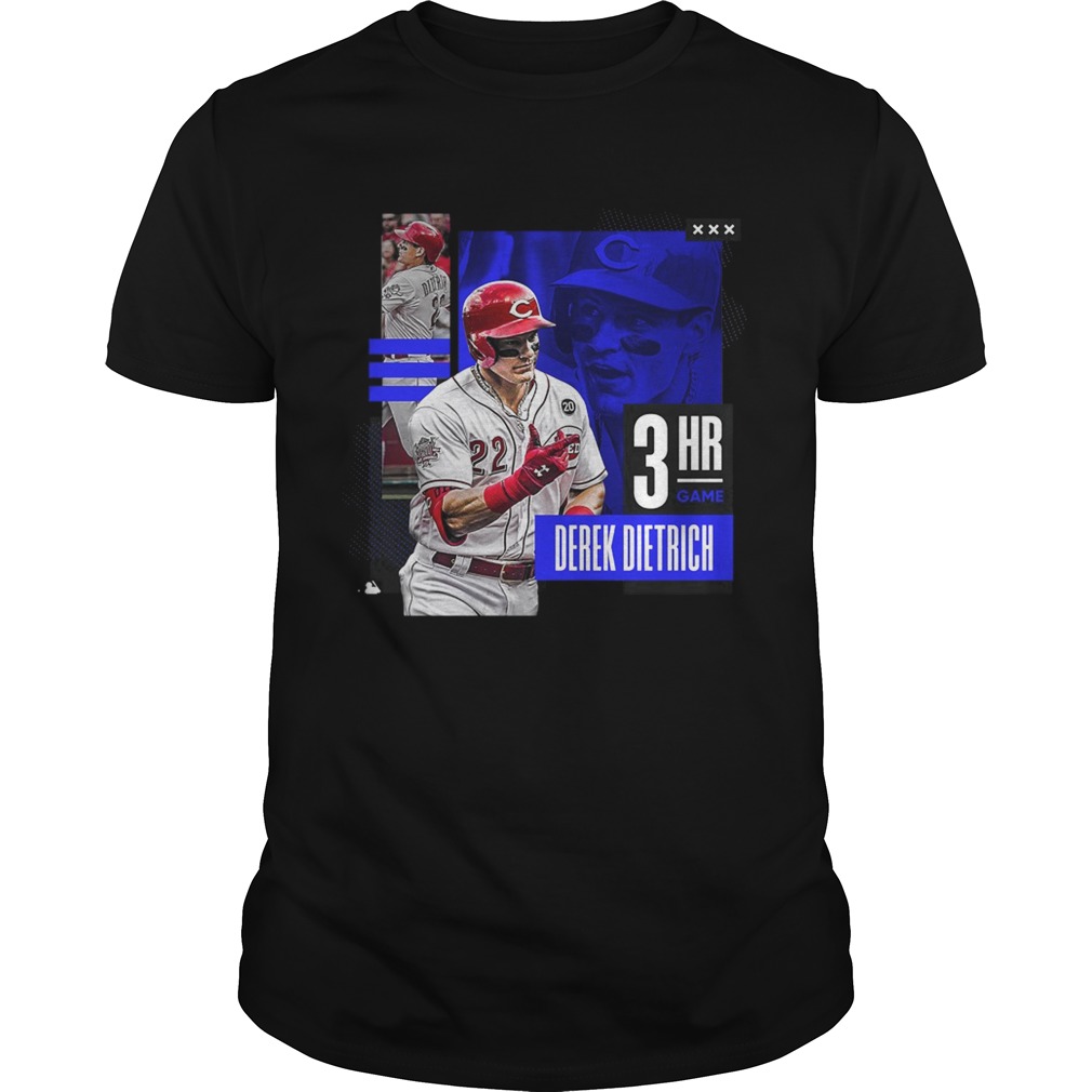 Derek Dietrich 3HR game shirts