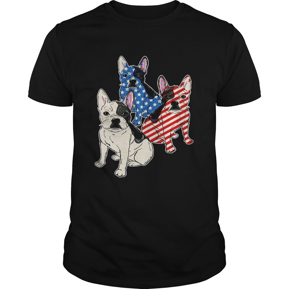 French Bulldog Flag T-shirts