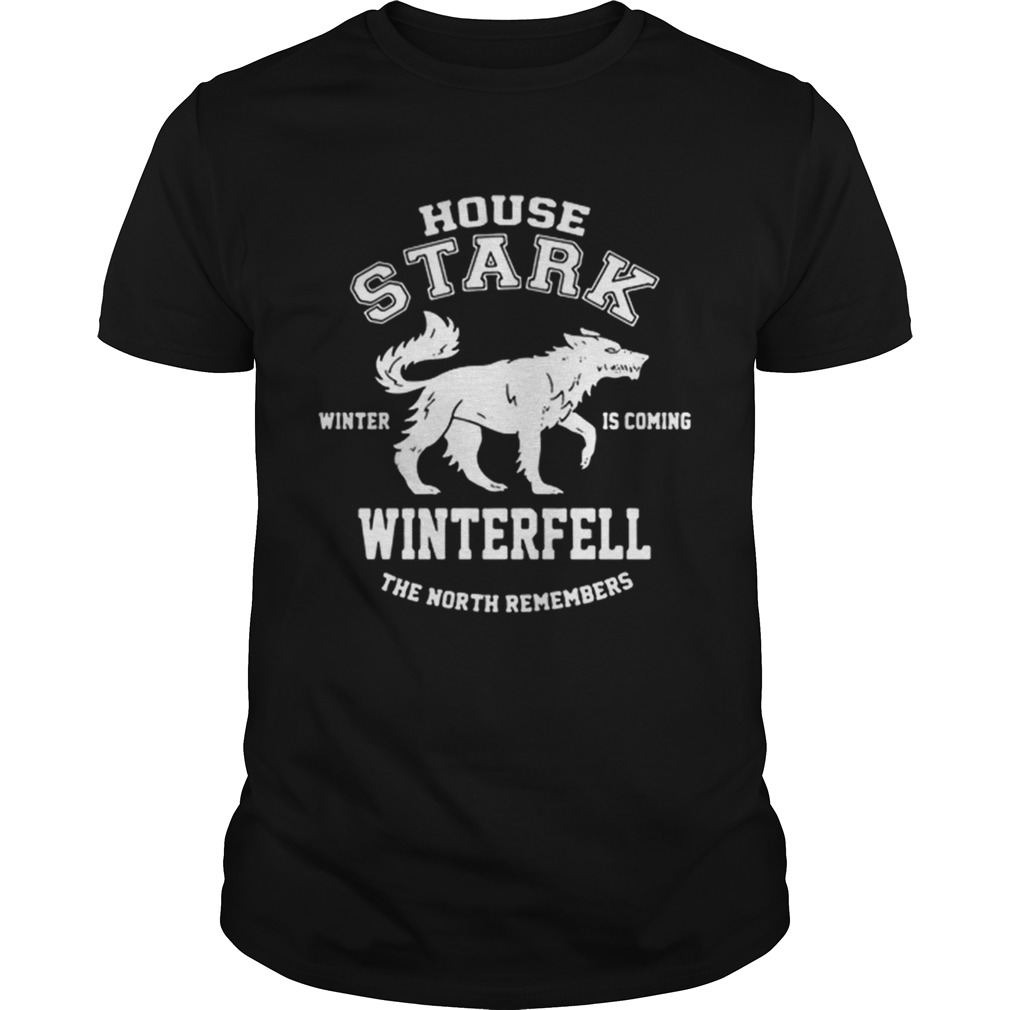 Game Of Thrones House Stark Winter Is Coming Winterfell The North Remembers shirts