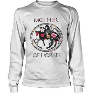 Game Of Thrones mother of horse flower longsleeve tee