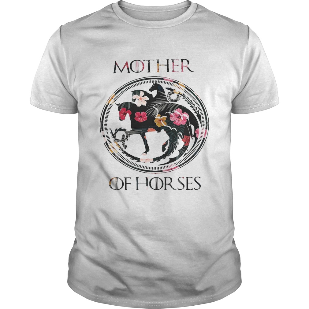 Game Of Thrones mother of horse flower shirts